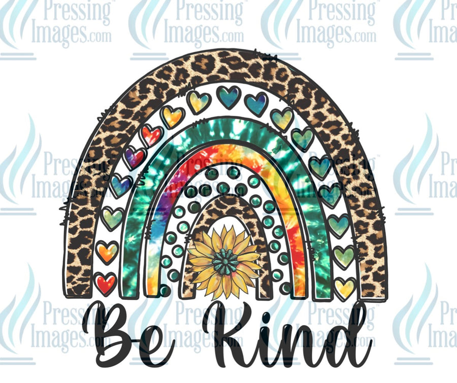 Decal: Be kind rainbow