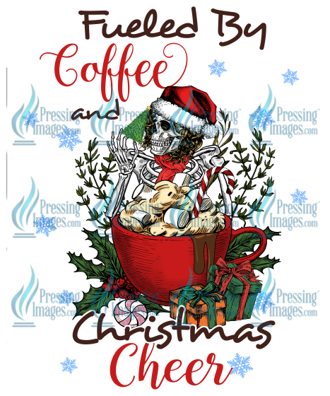 Decal: 1208 Fueled by Coffee and Christmas Cheer