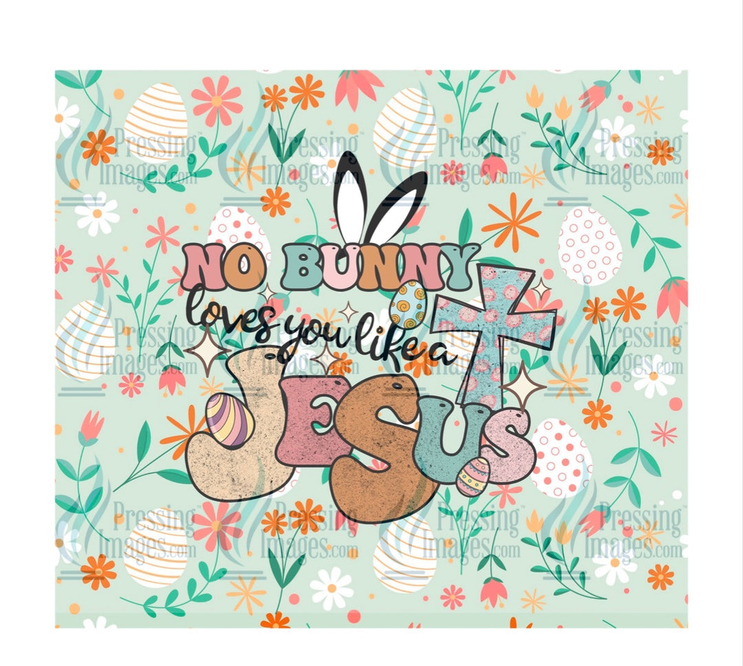 4273 No bunny loves you like Jesus