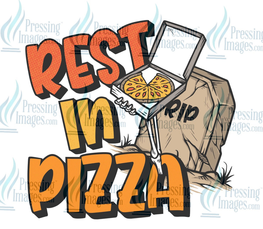 Decal: Rest in Pizza