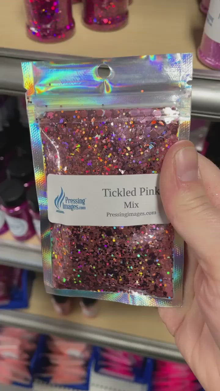 Tickled Pink Mix Glitters pack