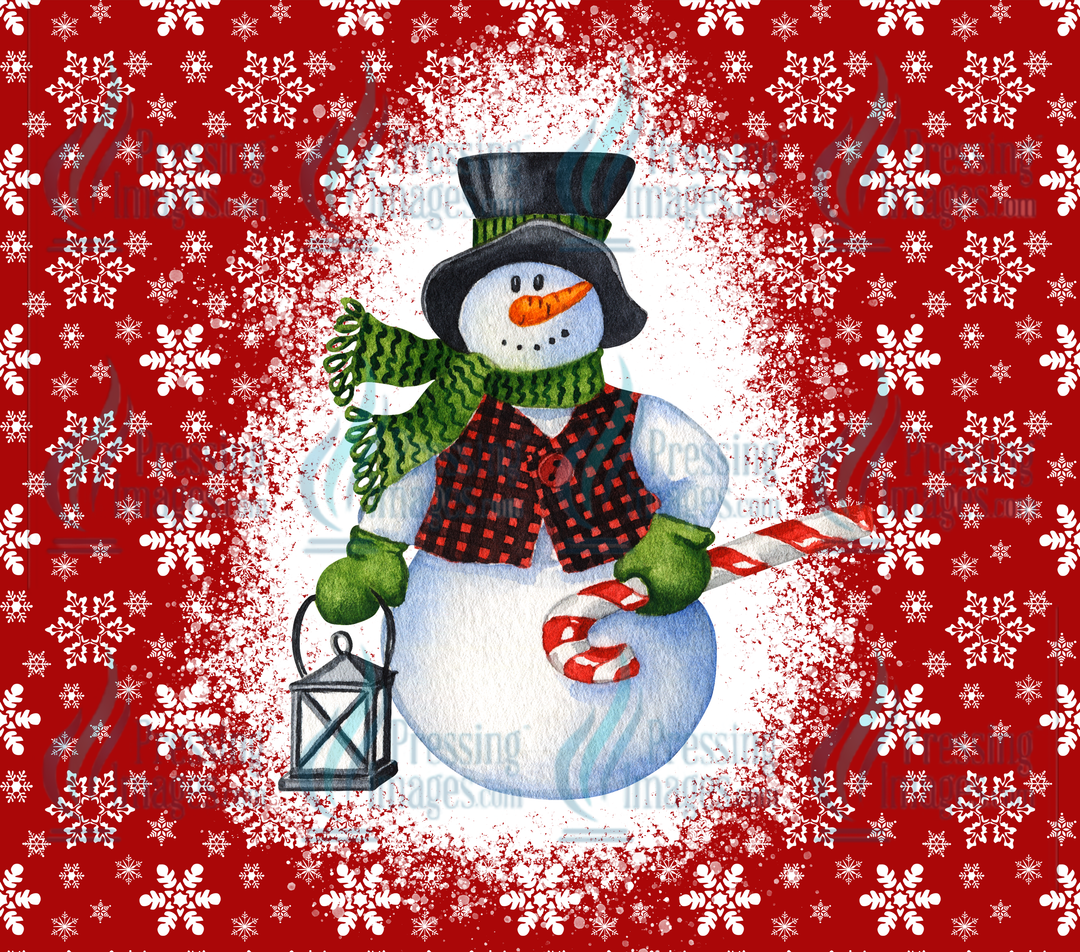 5264 Snowman Tumbler Wrap