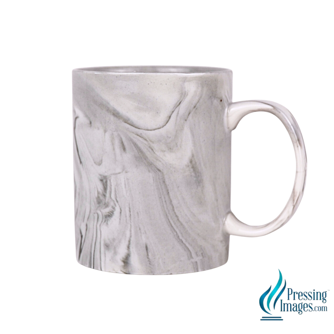 11 oz Ceramic Marbled Mug for Sublimation