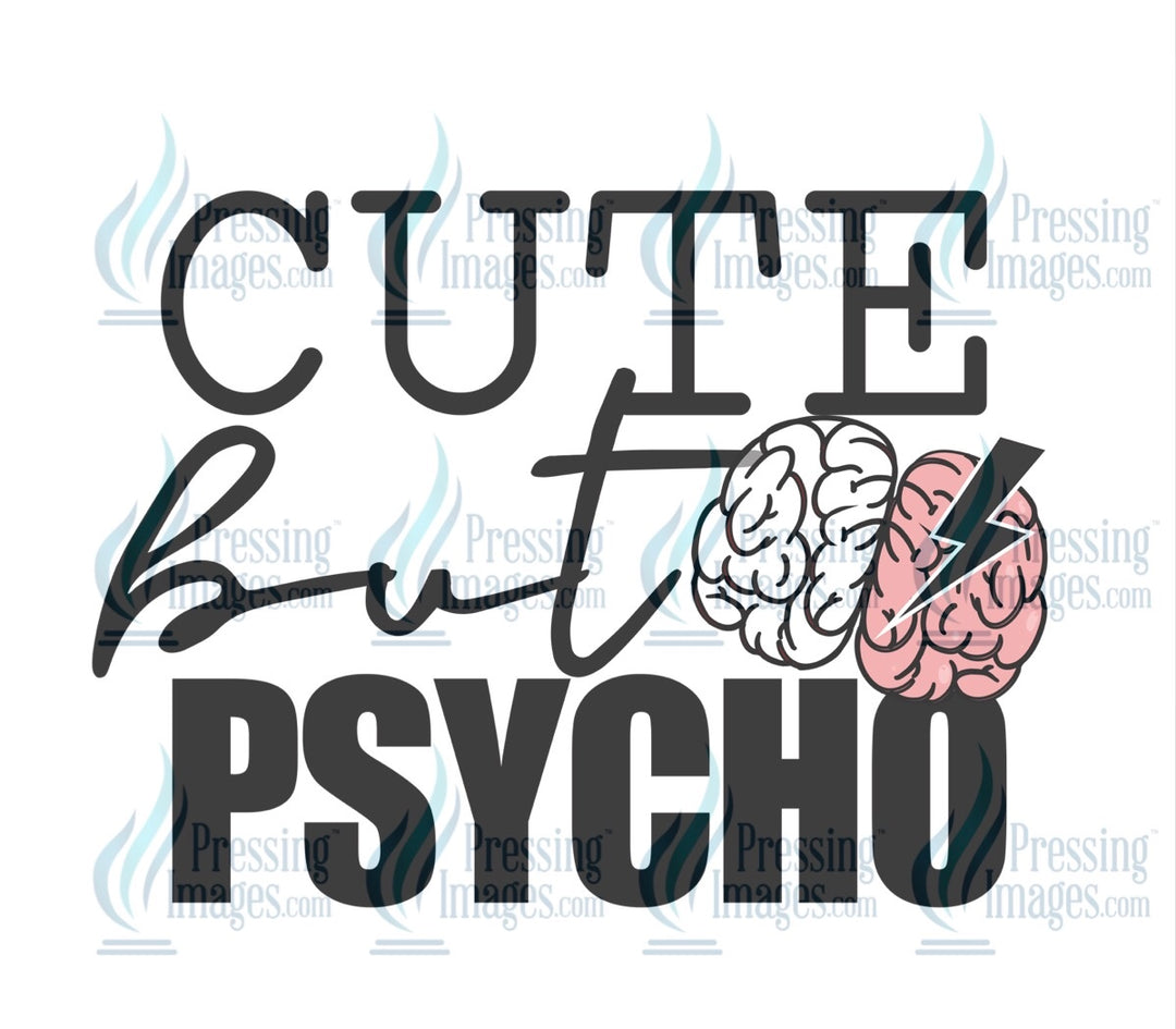 Decal: 4050 Cute but Psycho