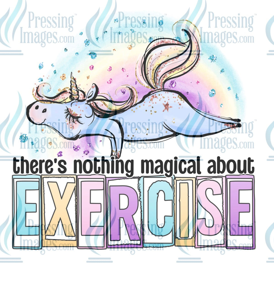 Decal:  There’s nothing magical about exercise