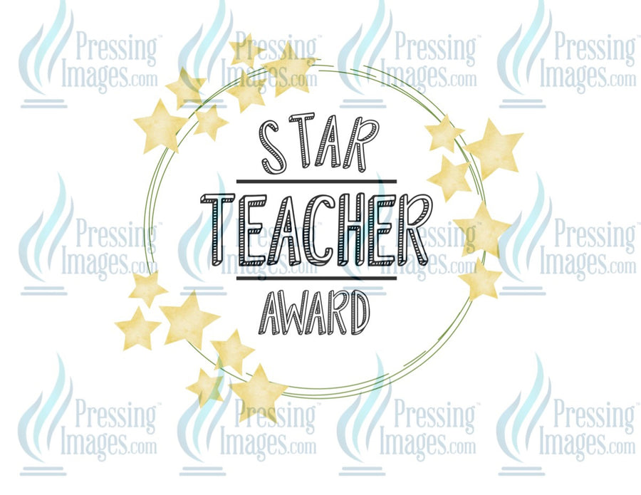 Decal: Star teacher award