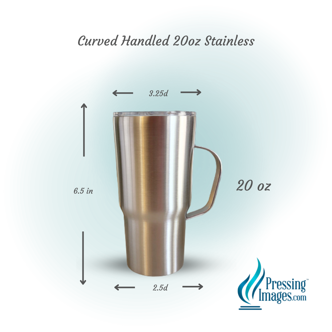 Curved Handled 20oz Stainless - 220045