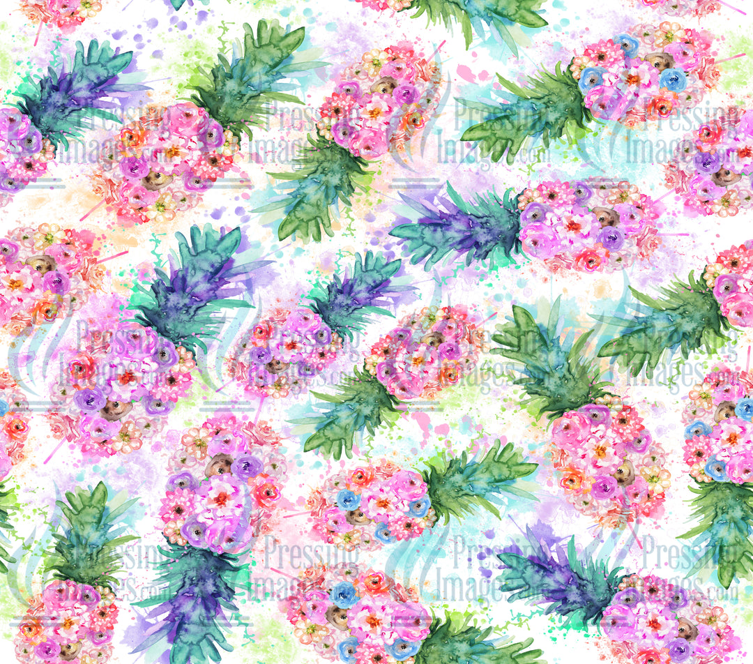 6356 Pineaplle Floral Wrap