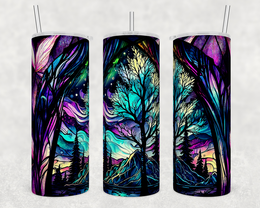 7029 Beautiful Tree Tumbler Wrap