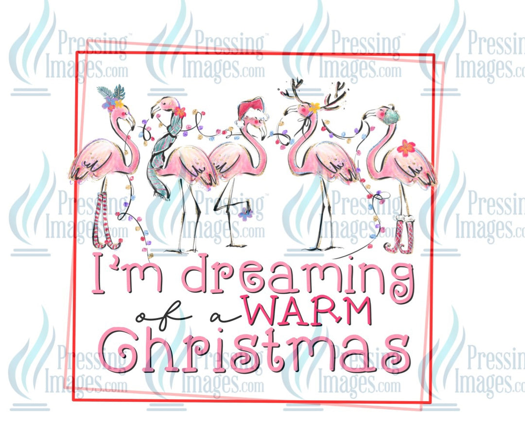 Decal: 455 Dreaming of a warm Christmas