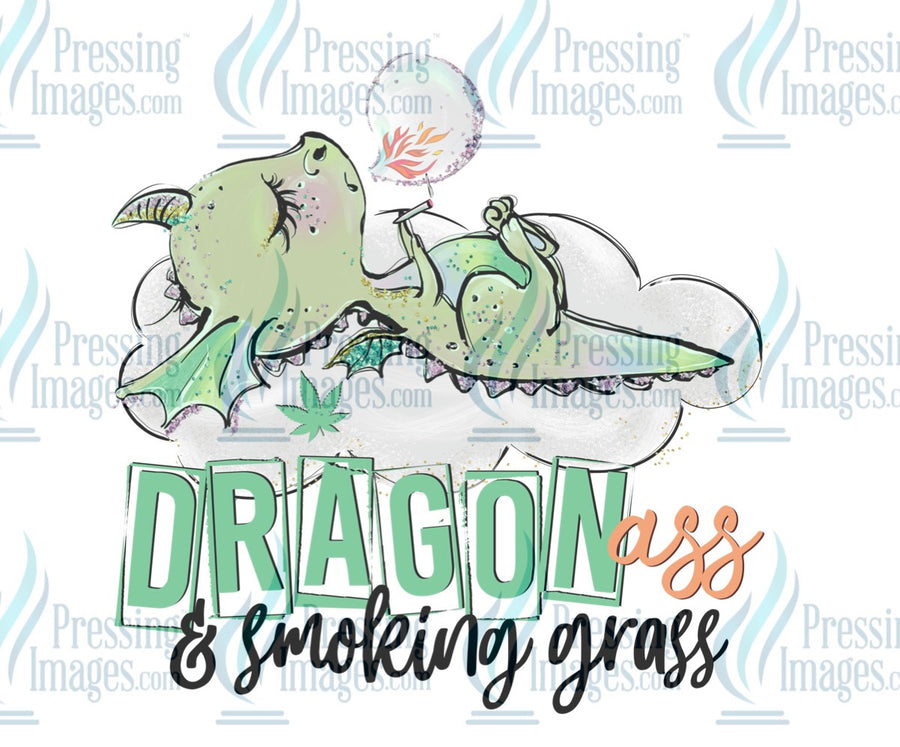 Decal: Dragon ass and smoking grass