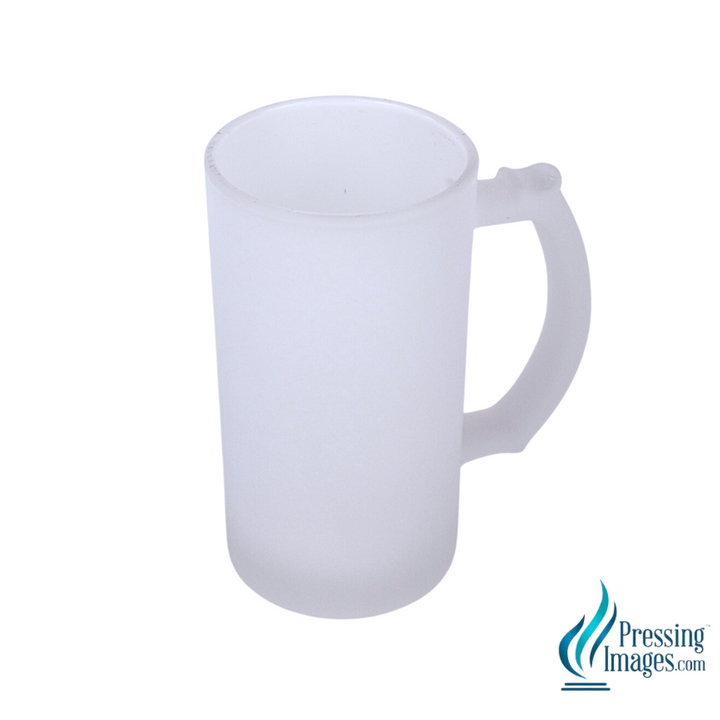 Beer Stein Frosted Glass 16oz Sublimation - 110065