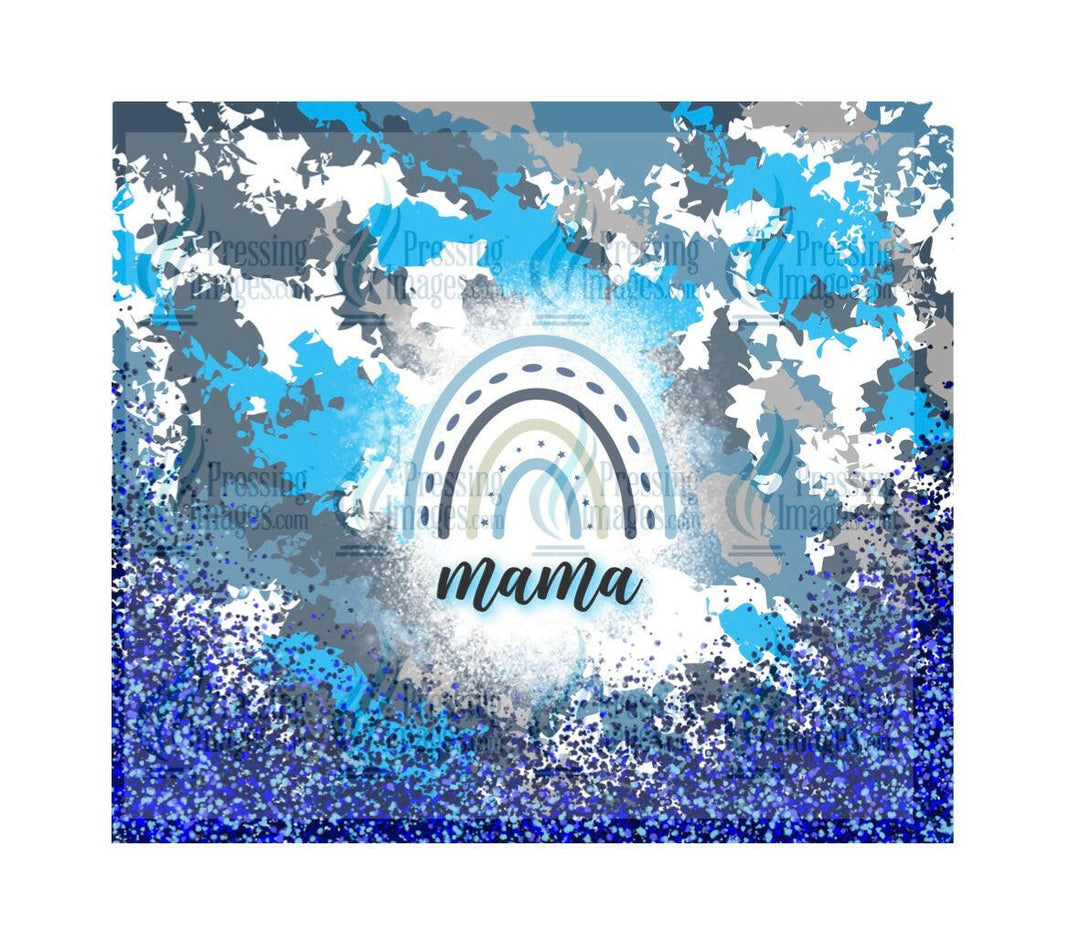 4382 Mama rainbow blue.