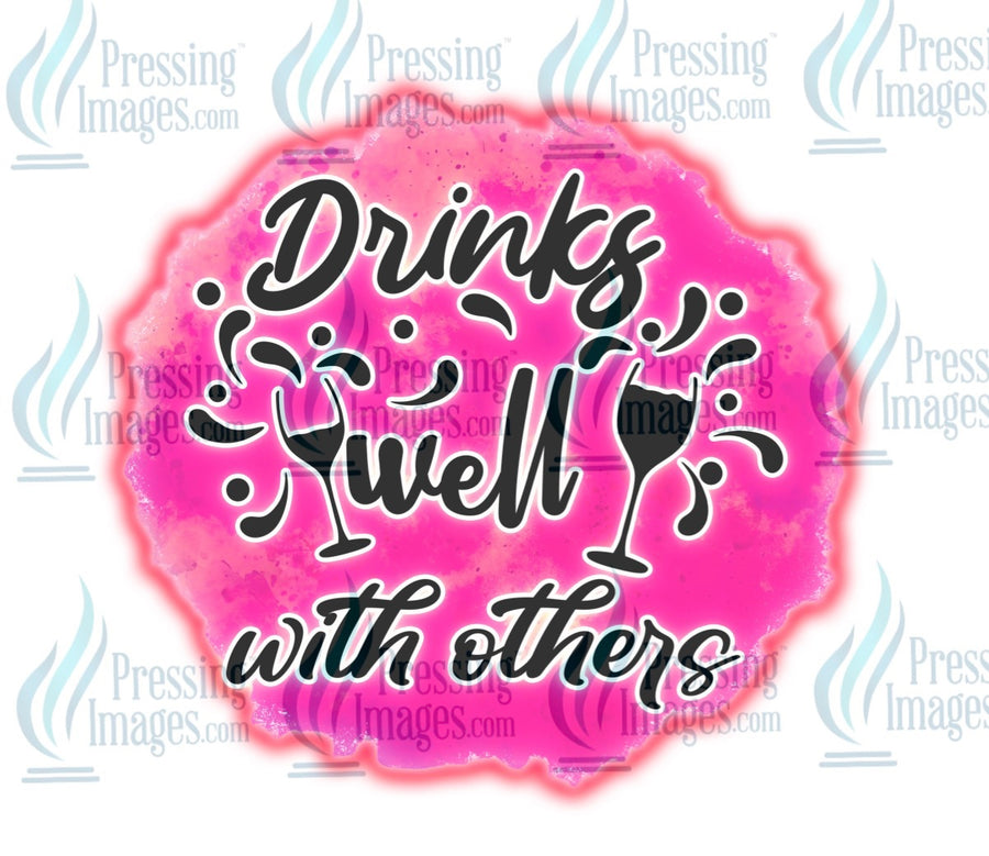 Decal: Drinks well with others