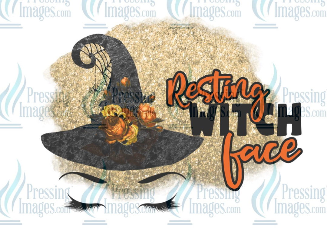 Decal: 474 Resting  witch face
