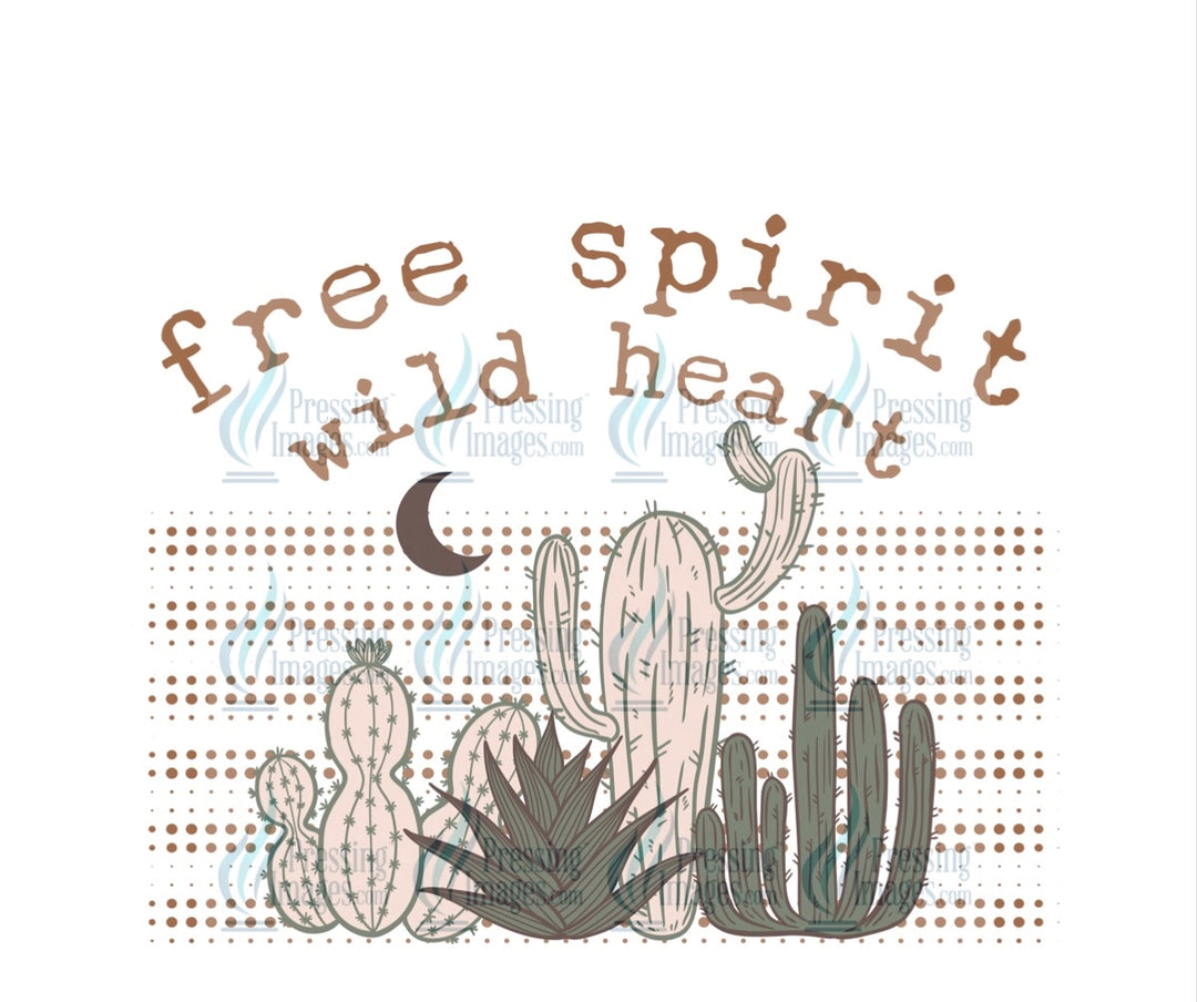 Decal: 4117 Free spirit wild heart