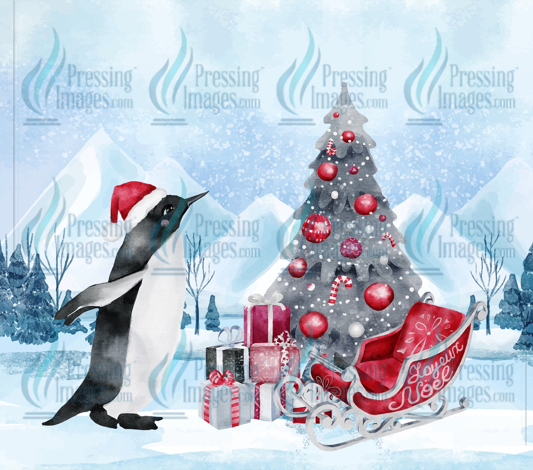 5274 Penguin Giftbox Tumbler Wrap