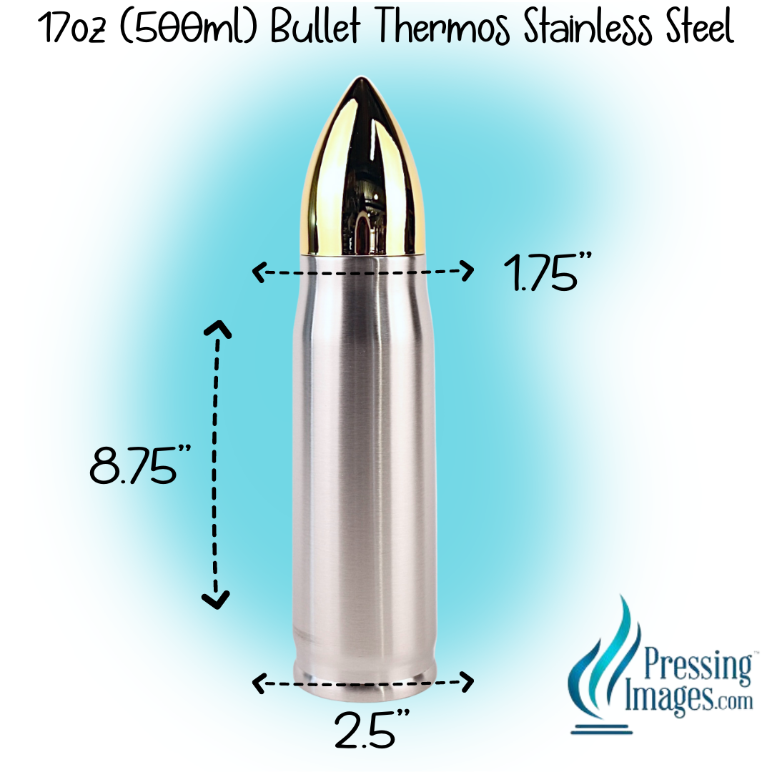 17oz (500ml) Bullet Thermos Stainless Steel - 220044