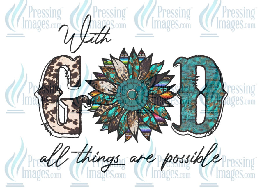 Decal: With God all things are possible