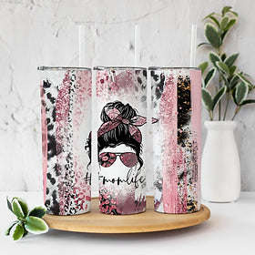 4375 mom life bun pink.