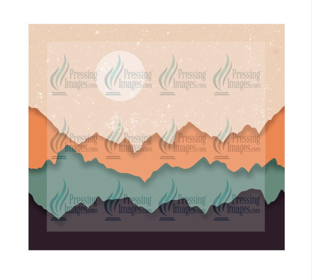 4337 Mountains with moon.