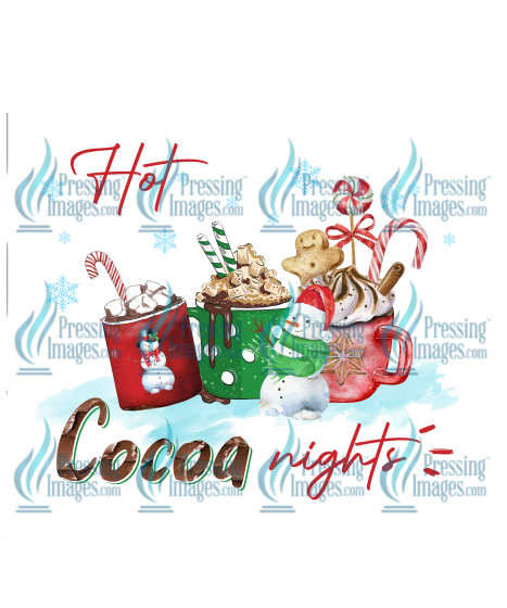 Decal: 1234 Hot Cocoa Night