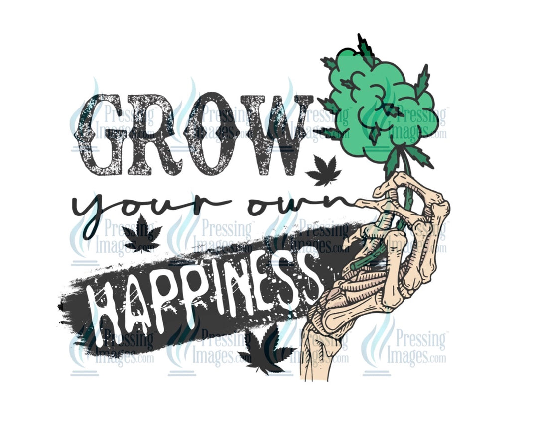 Decal: 4054 Grow your own happiness