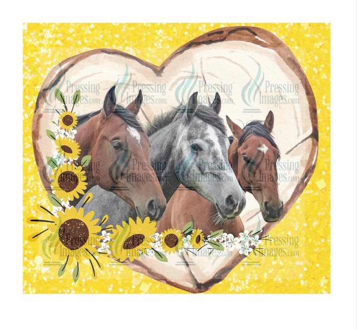 4619 horses and sunflowers.