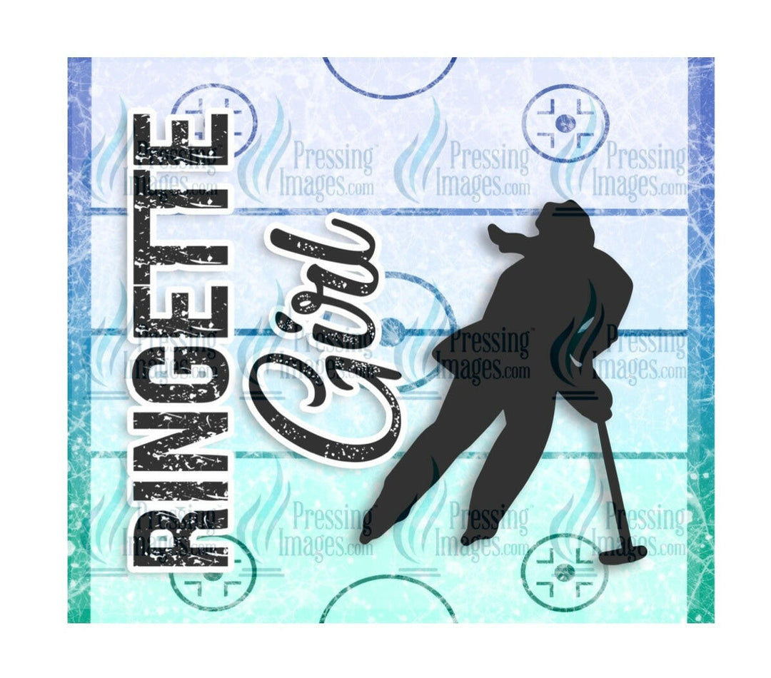 4033 Ringette girl blue/green.