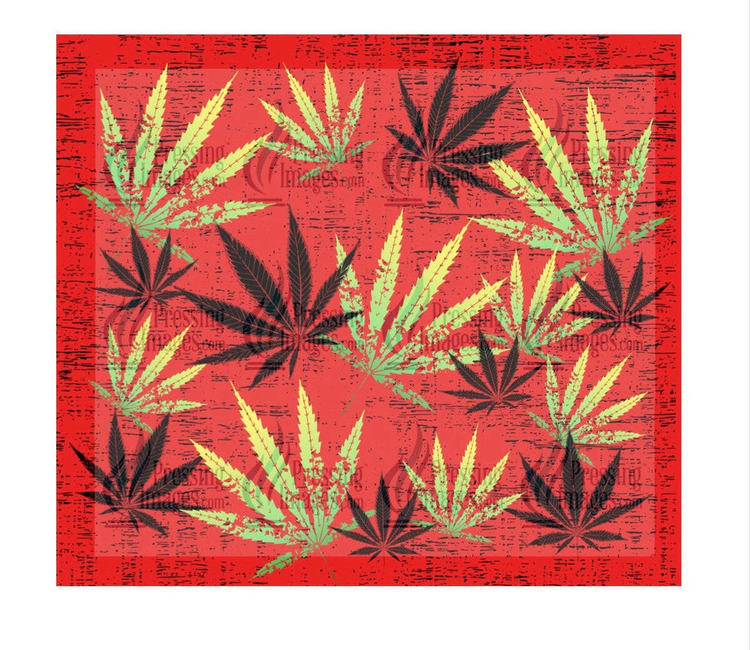 4601 leaf red background.