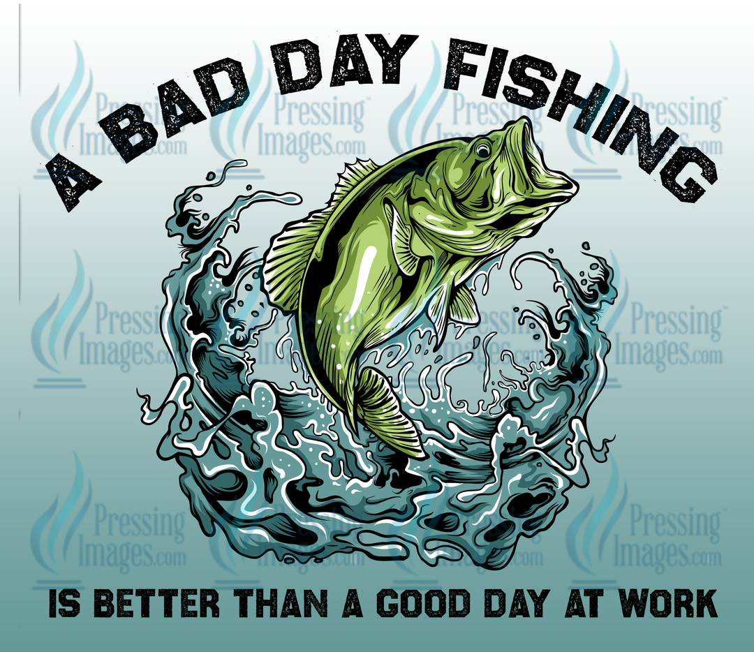 1153 Bad Day Of Fishing Tumbler Wrap