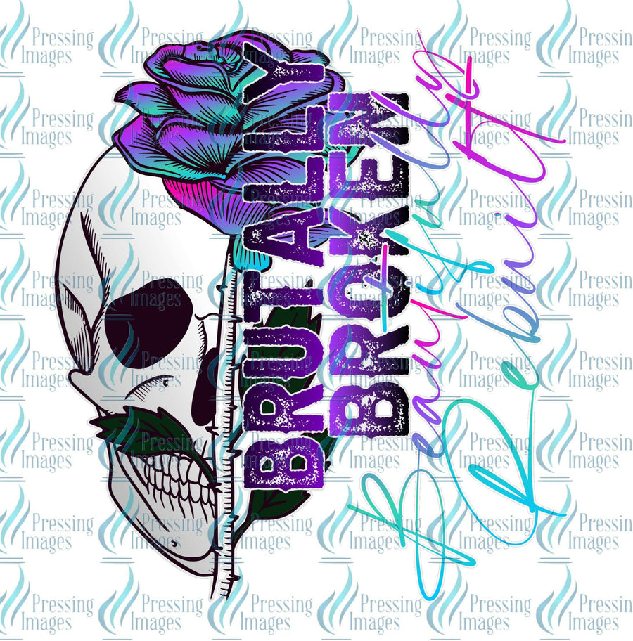Decal 333GWD18 Beautifully Broken 3.