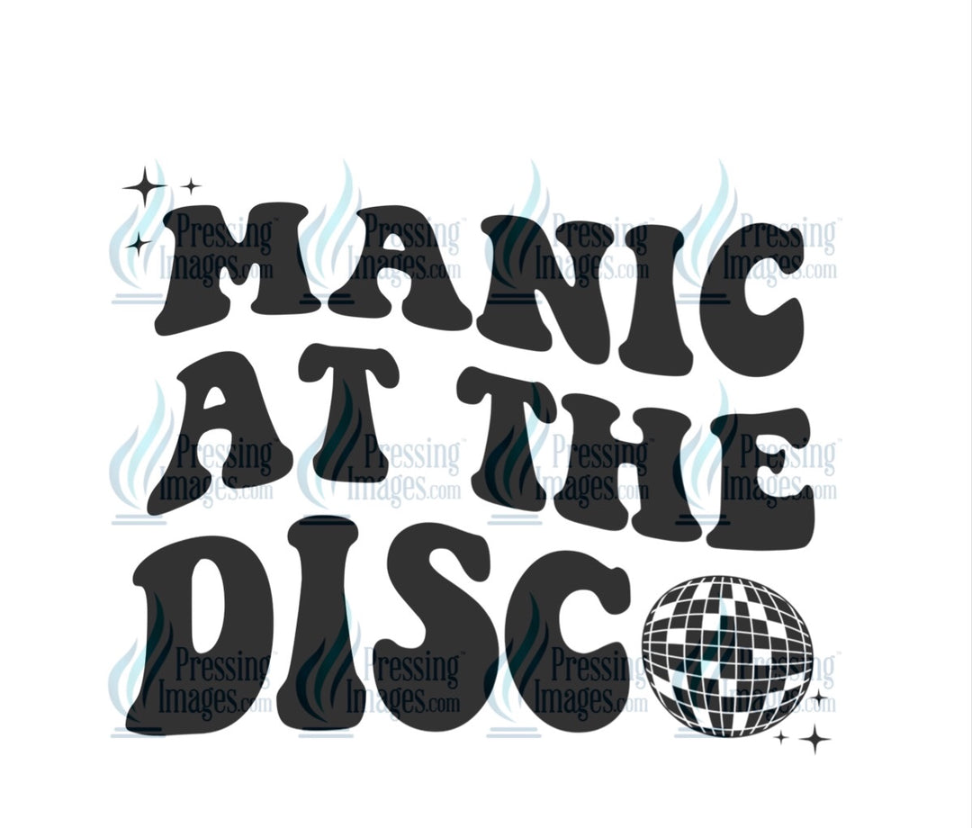 Decal: 4092 Manic at the disco groovy