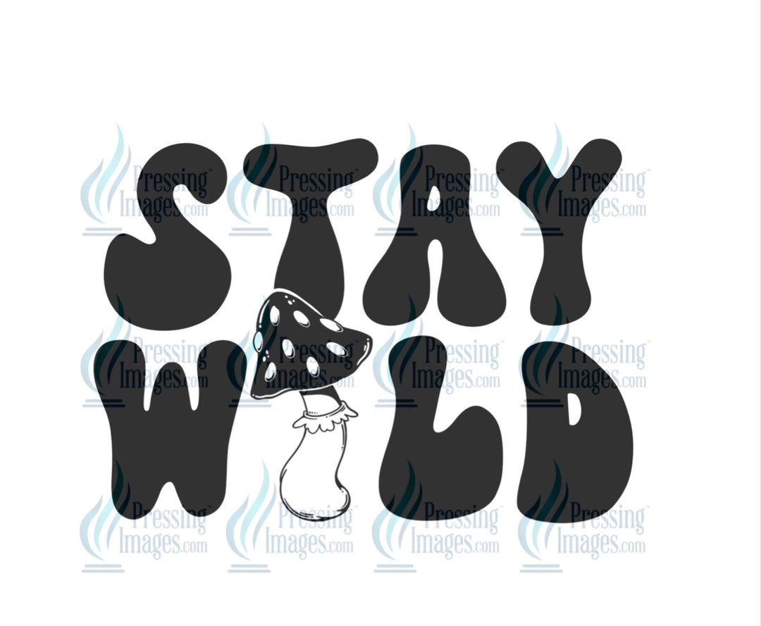 Decal: 4095 Stay wild black