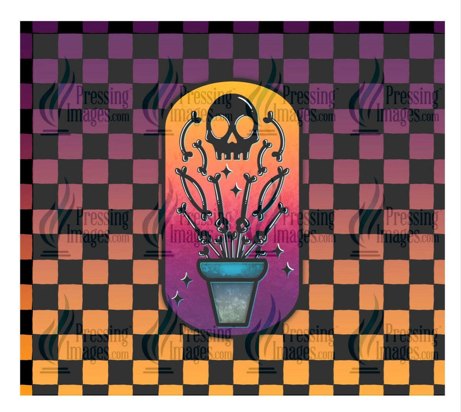 4177 skull purple/orange.