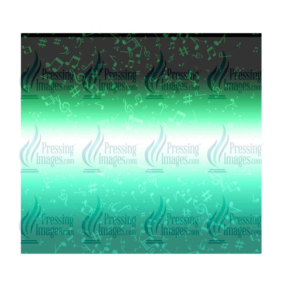 4080 Green music notes.