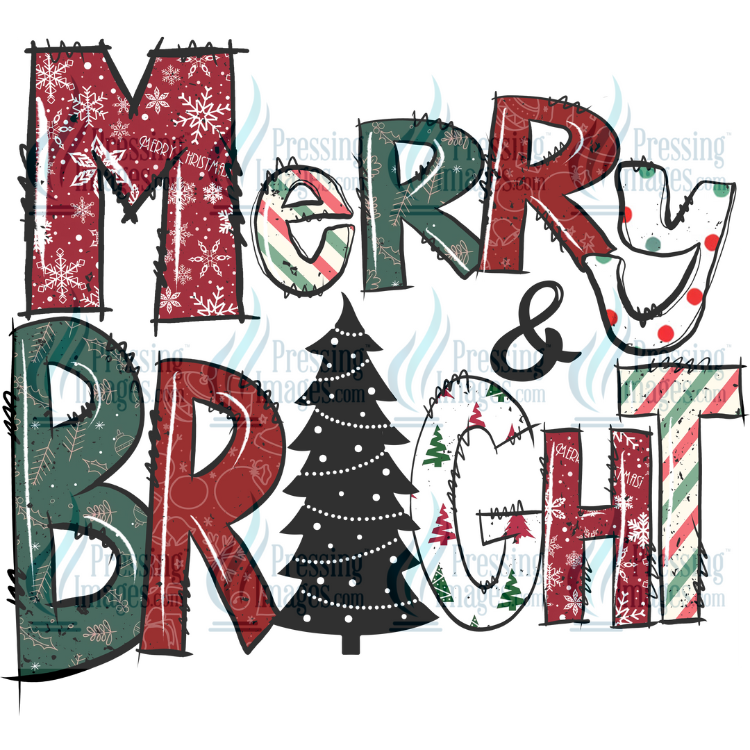 Decal: 1511 Merry & Bright