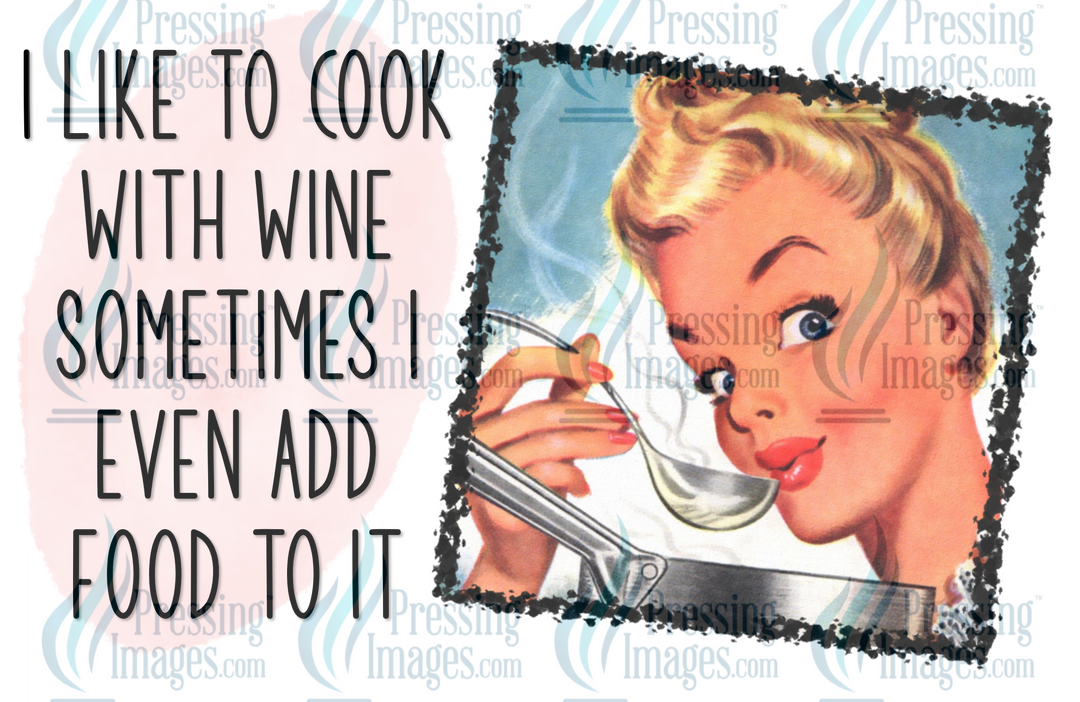 Decal: 1908 Cook with wine