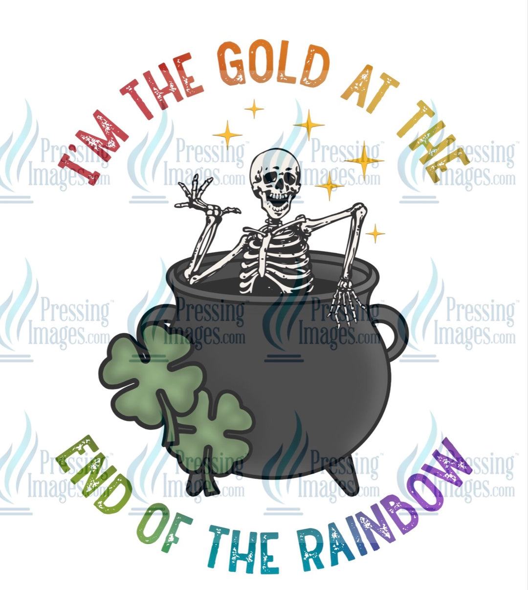Decal 4005 I’m the gold at the end of the rainbow color