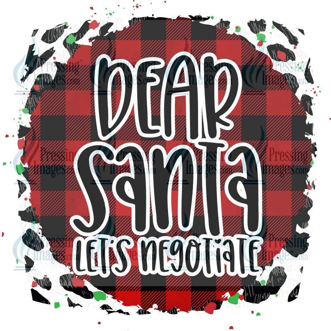 Decal: 1524 Dear Santa Lets Negotiate