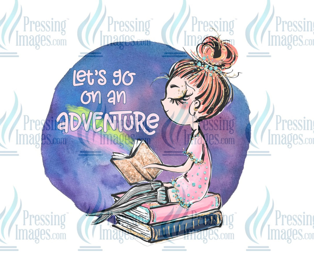 Decal: Let’s go on an adventure- redhead
