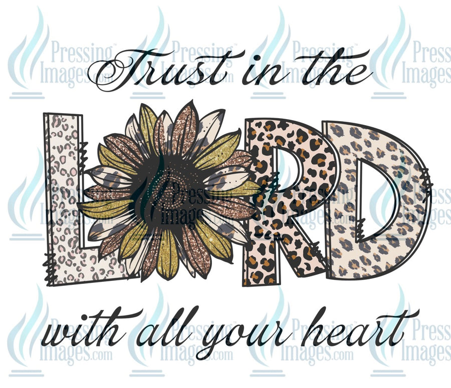 Decal: Trust in the lord