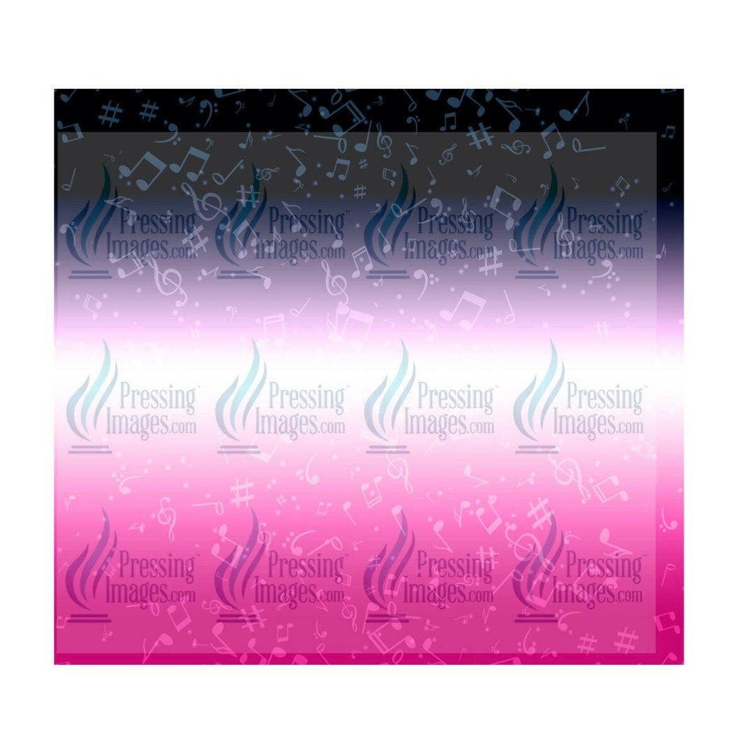 4085 Pink music notes.