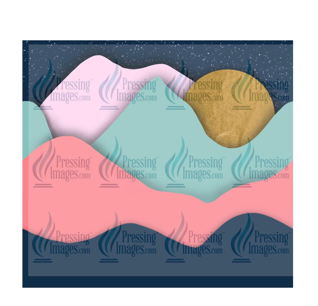 4089 Color mountains.