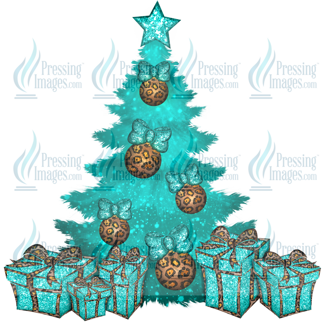 Decal: 1541 Western Christmas Tree