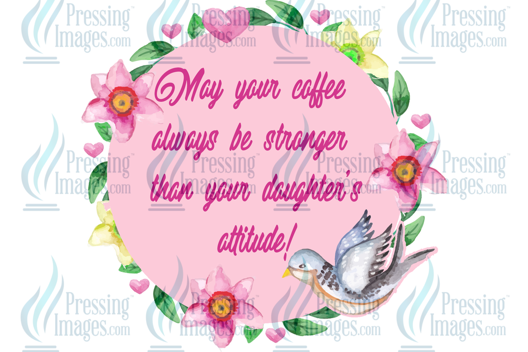 Decal: 1914 Daughter attitude mug clear