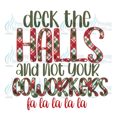 Decal: 1531 Deck the halls Coworkers