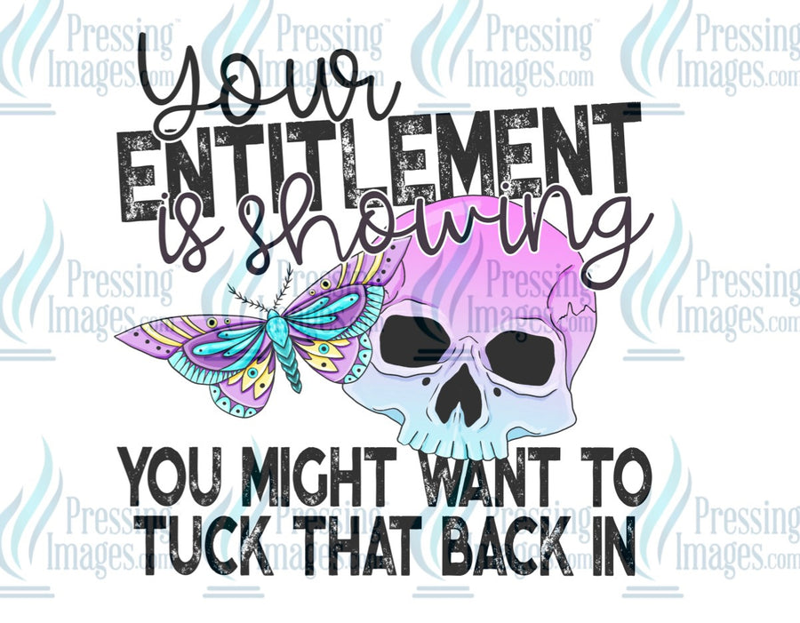 Decal: your entitlement is showing