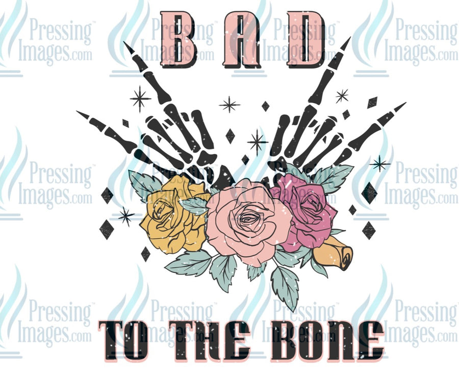Decal: Bad to the bone