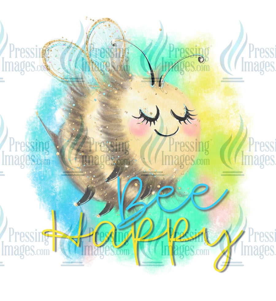 Decal: Bee happy